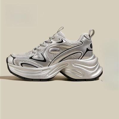Neue Dad Shoes Dicksohlige, höhenerhöhende, lässige Damenschuhe, atmungsaktive Sportschuhe