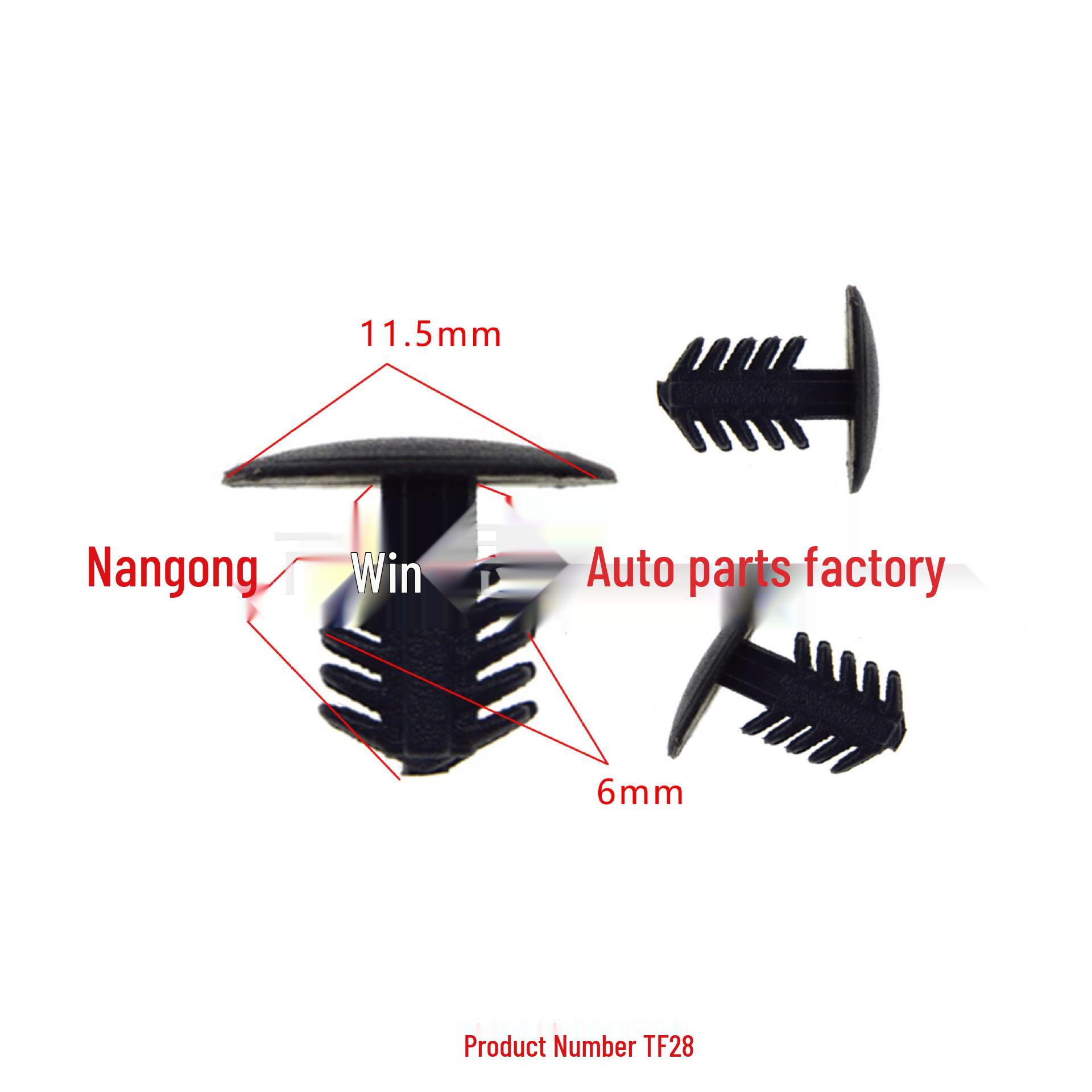 

5mm Car Trim Panel Sealing Strip Fixing Clips and Buckles 10000 clips