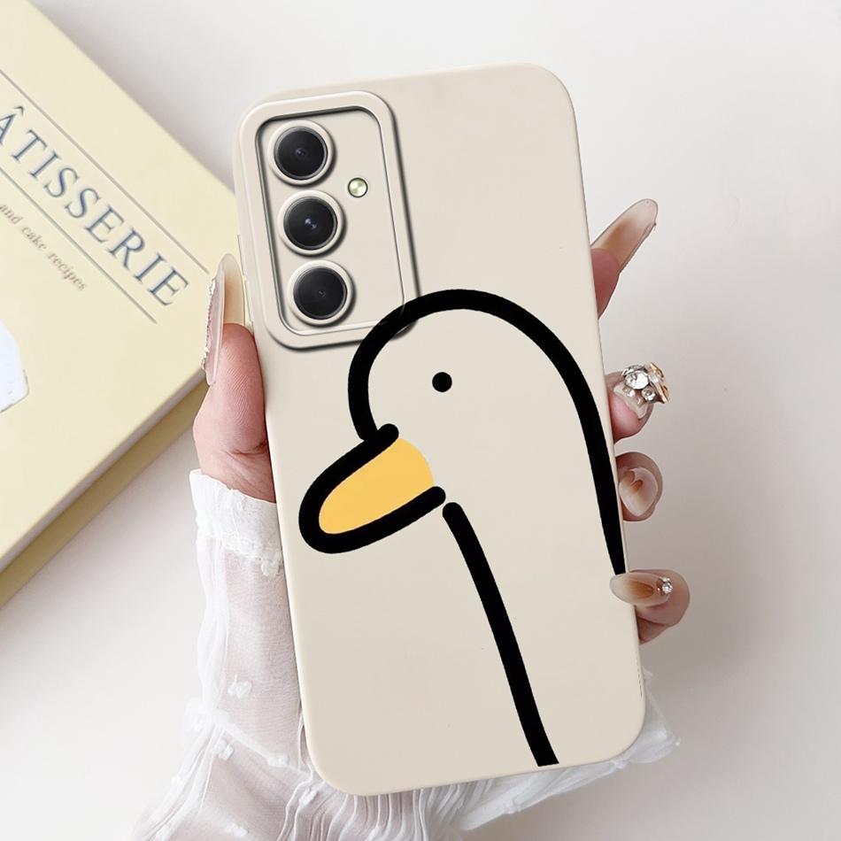 For Samsung Galaxy C55 M55 F55 5G Cute Panda Rabbit Cartoon Soft Silicon Case For Samsung C55 M55 F55 Shockproof Phone Cases