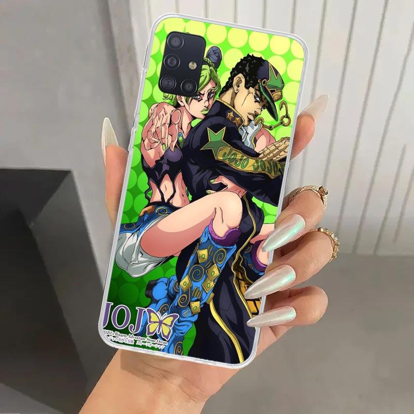 JoJo Bizarre Adventure Phone Case for Samsung Galaxy A52 A32 A22 A12 A02S A50S A30S A10S Note 20 Ultra 10 Plus S10 A31 A20 A71 A
