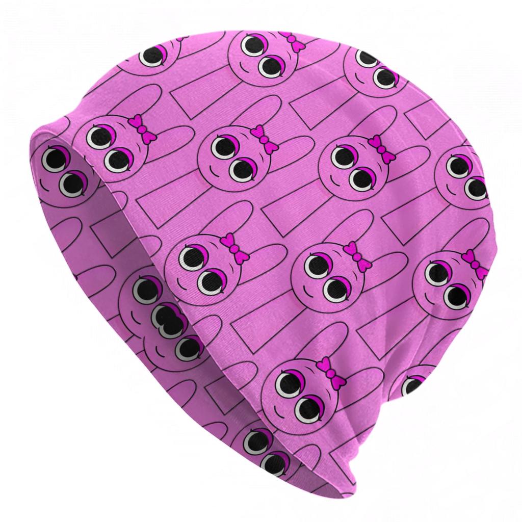 Sprunki Cartoon Anime Caps  Hip Hop Adult Street Skullies Beanies Hat Spring Warm Head Wrap Bonnet Hats