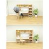 1 Set 2025 New 1/12 Dollhouse Miniature Study Room Furniture Kit Bookshelf Desk and Chair Toy for Children Gift