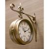 Kensington Station Clock Bronze (Wall-Mounted Double-Sided Clock) - (Large)