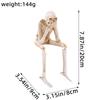3Pcs/set Halloween Skull Decoration For Home Table Creative Resin Skeleton Ornament Gift 2025 Happy Halloween Party Horror Props