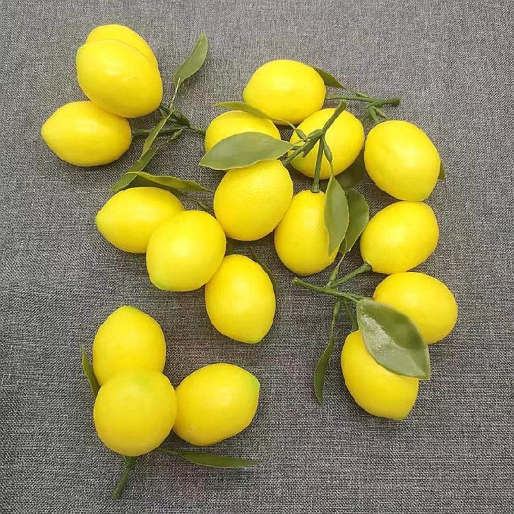 Artificial Lemon Simulation Lemon Fake Fruit Decoration for Kitchen Party Decoration