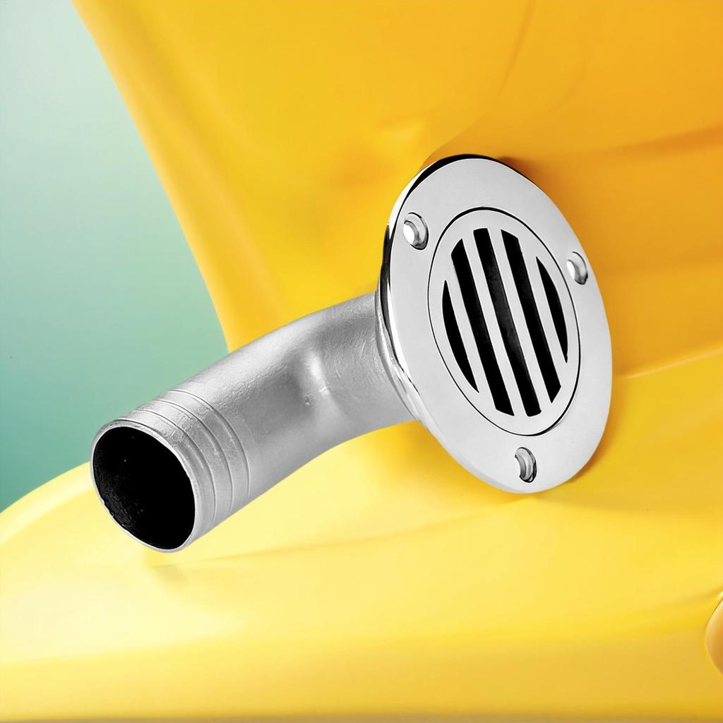 Boat Floor Drain Stainless Steel Heavy Duty Drain Thru Hull Drainage Scupper Cover For Marine Yacht Ship Outdoor Bathroom