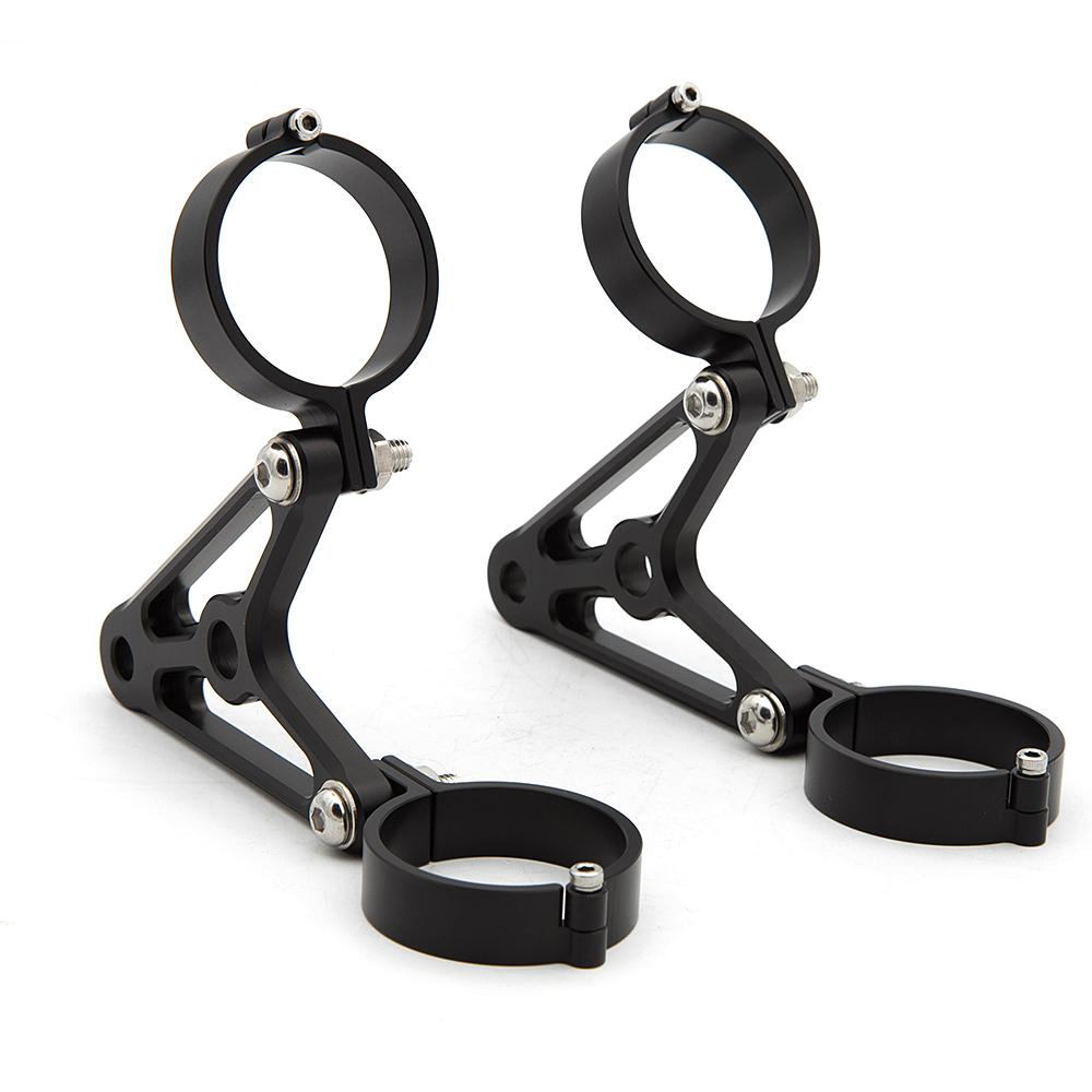 

For 40MM 41MM 48MM 50MM 51MM Universal Motorcycle Headlight Mount Bracket Head Lamp For Suzuki Honda Yamaha 40MM Black