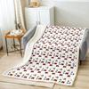 Feelyou Luxury D Aircraft Print Throw Blanket Perfect for Kids Teens Couch Bed Aviation Theme Sherpa Fleece x Inches