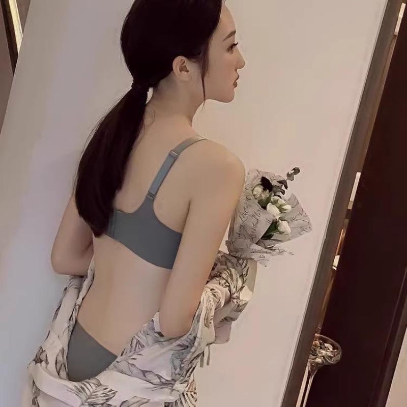 Elegant British Schoolgirl One-Piece Bra: Comfortable, No Steel Ring, Ideal for Small Busts