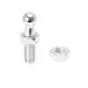 X Autohaux 10mm M8x15mm M8x20mm M8x25mm M6x15mm M6x20mm Car Gas Strut Ball Studs Silver Tone for Gas Struts Shocks 2 Sets 4 Sets