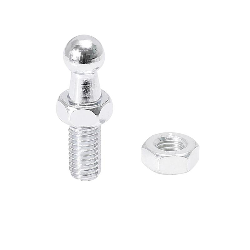 X Autohaux 10mm M8x15mm M8x20mm M8x25mm M6x15mm M6x20mm Car Gas Strut Ball Studs Silver Tone for Gas Struts Shocks 2 Sets 4 Sets