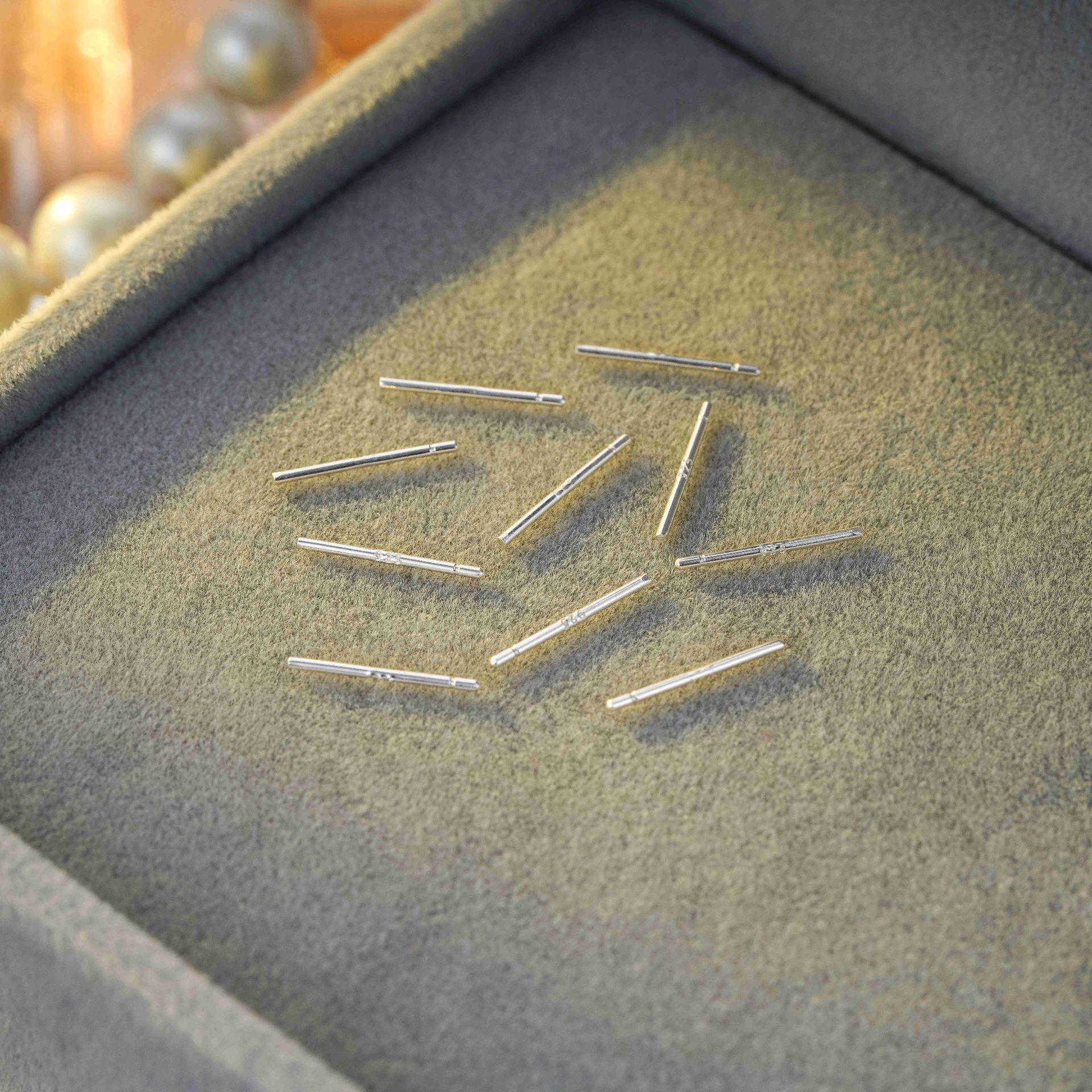 

S925 Sterling Silver Ear Needle Studs: Versatile DIY Accessories for Piercing