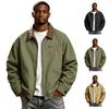 Męska casualowa kurtka outdoorowa ze stójką, lekka wiatrówka na wiosnę i jesień, do podróży i na wędrówki