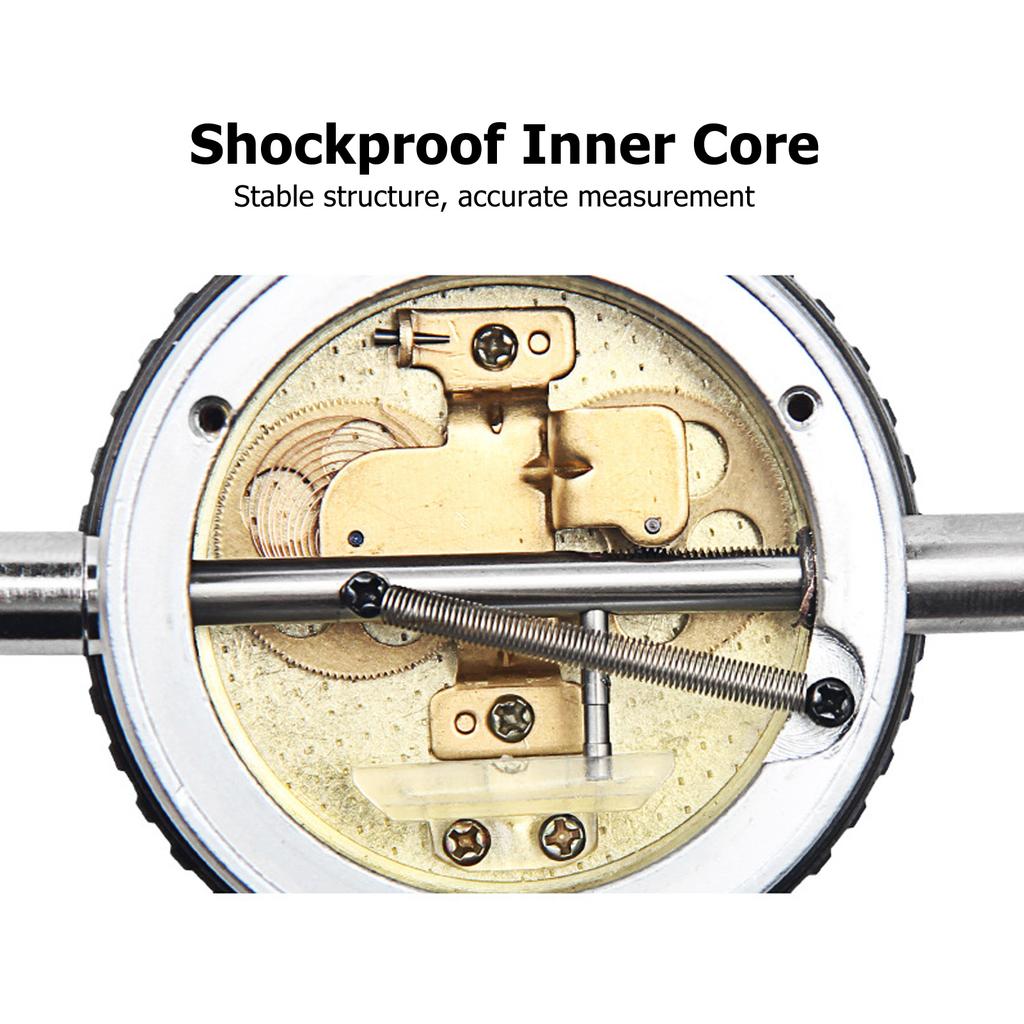 0.01 Resolution High Accuracy 0-10mm Pointer Indicator Gauge Precision Meter Measurement Instrument Tool Accessories