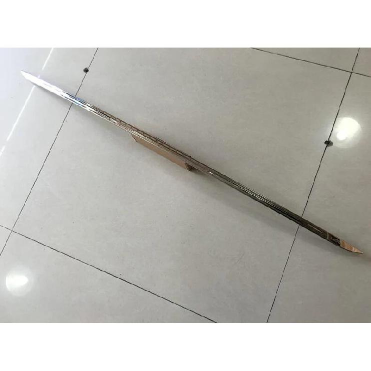 For Mitsubishi Outlander 2013- -2024 Stainless Steel Rear Door Trunk Lid Tailgate Strips Trims Car Styling Accessories