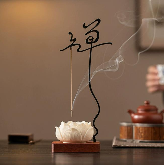 

Smart Electric Incense Heater with Timer & Temp Control Smokeless Air Purifier Diffuser for Home for Agarwood Blended Oils