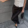 Women Long Leopard Print Ankel-Length Skirts High Waist