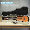 M MBAT Ukulele Bag 23 Inch Thickened Hardened Moisture-Proof Waterproof Box Leather+Metal Materical Backpack Mini Guitar Parts