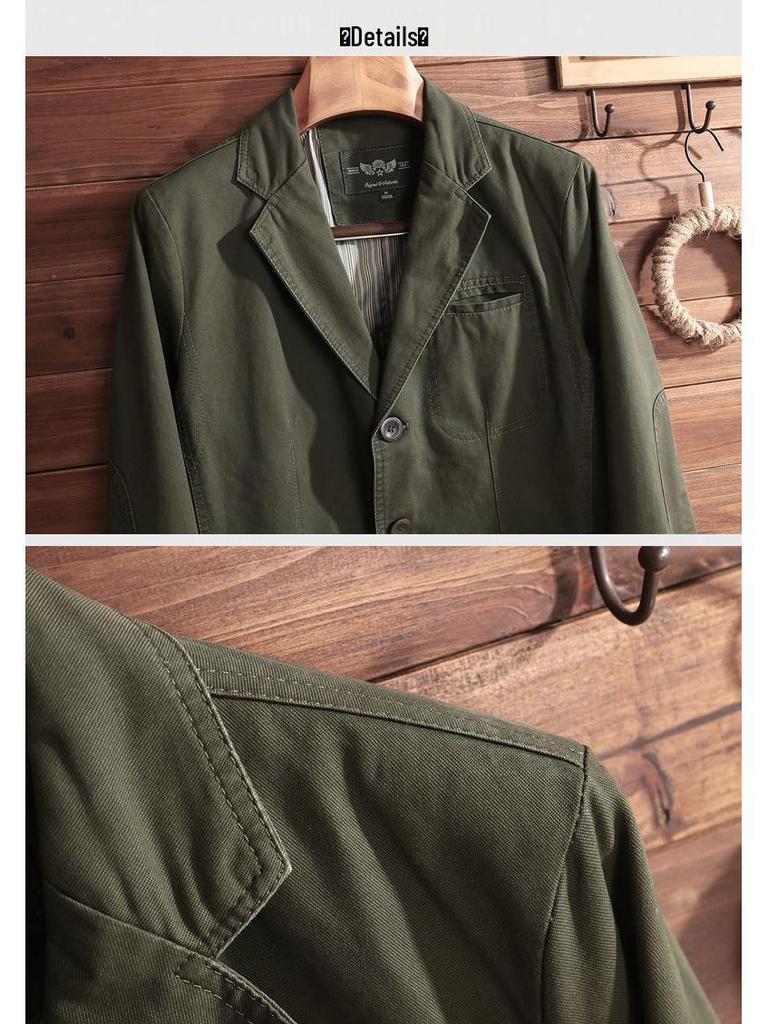 Veste décontractée pour homme printemps et automne coupe ample