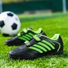 28-38 Støtdempende Sklisikker slitasjebestandig borrelås Kort spiker utendørs fotballsko Trening Barnesko