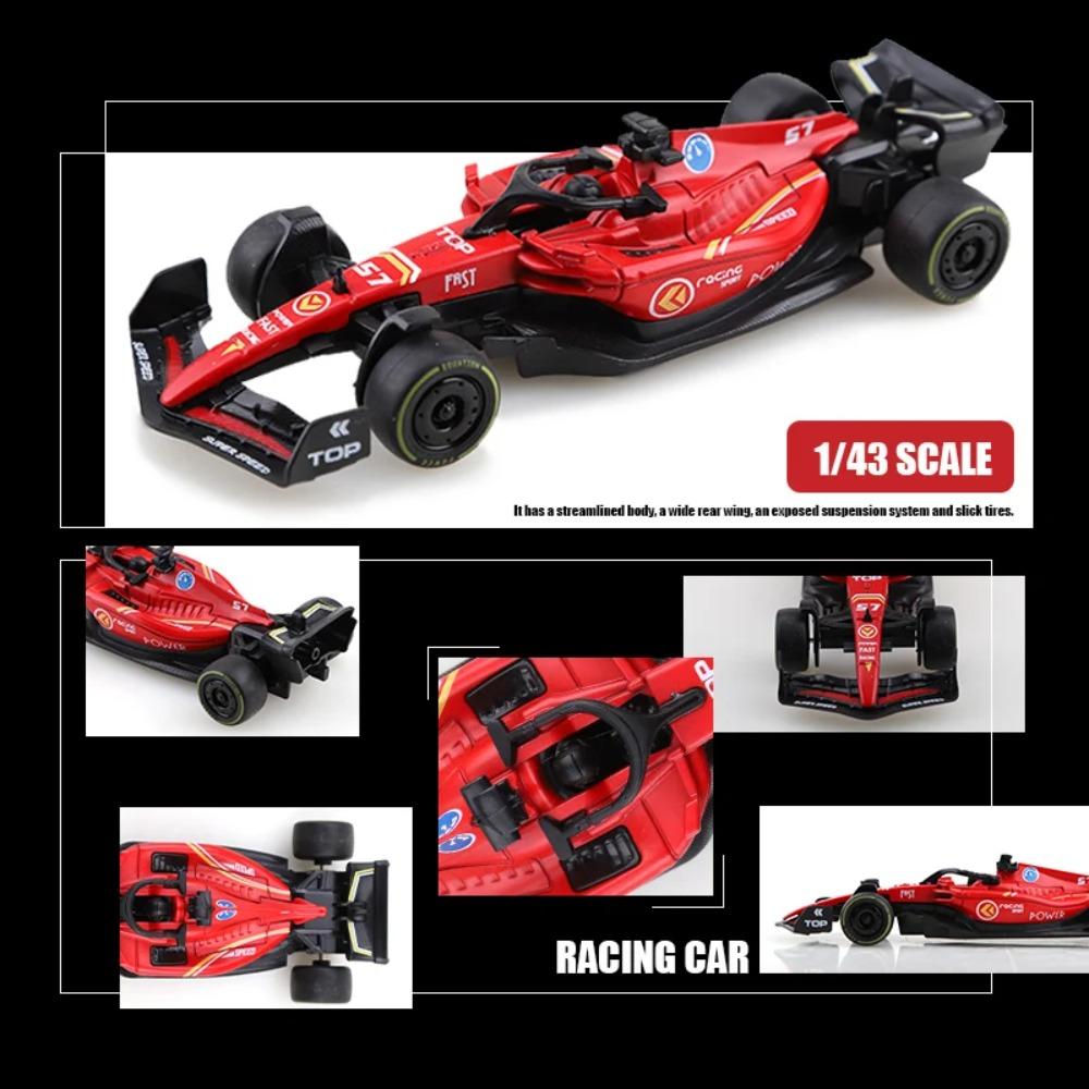 (Eingetütet) 1.43 Legierungsmodell Rennwagen Spielzeug, Exquisiter Formel-Legierungs-Rückzieher-Rennwagen, Kinderspielzeug, Bestes Geburtstagsgeschenk.