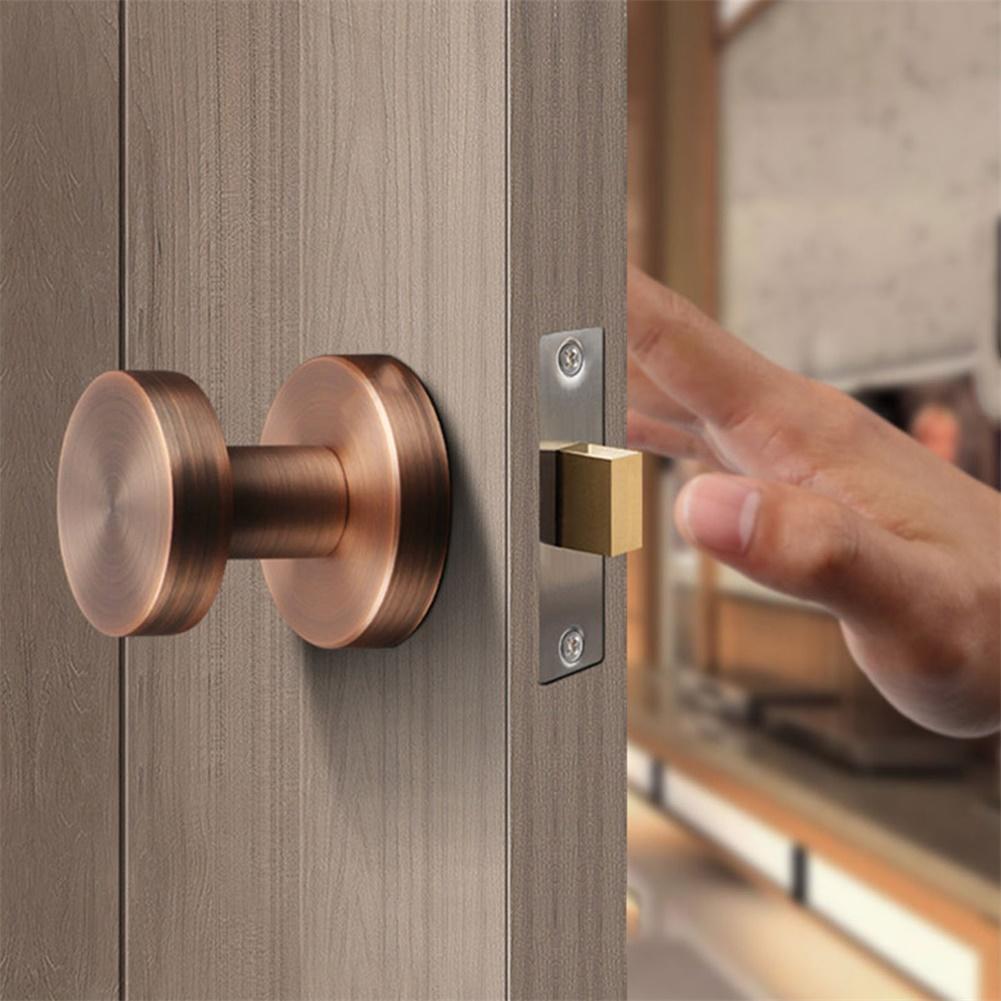 Invisible Door Lock Single Side Lock Interior Background Wall Door Handle Home Background Wall Door Handle Bedroom Background
