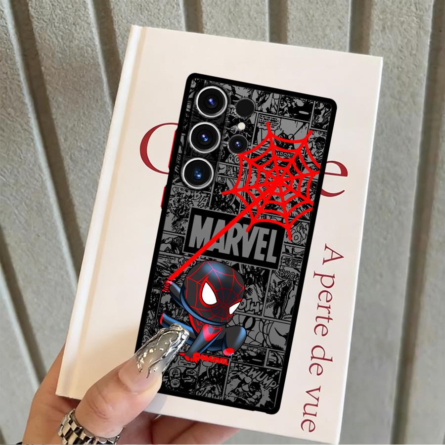 Marvel Süßes Spiderman Hülle Handyhülle für Samsung Galaxy S26 S20 S22 S24 Plus S21 S23 FE S25 Ultra Note 20 10+