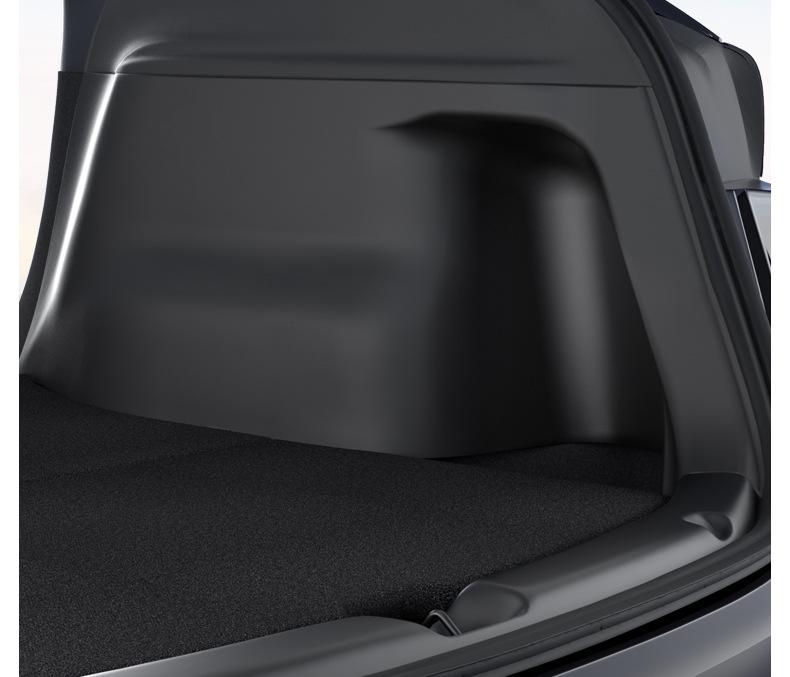 Tesla Model Y Trunk Side Protector: Velvet Corner Interior Accessory