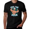 Feel The Bern Workout Bernie Sanders 2020 Tshirt Summer Holiday Casual Tee