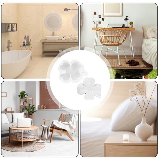 Silicone Four-Leaf Clover Mould for Casting Non-Stick Plaster Mold for Soy