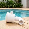 Buse à Jet en Forme de Coude Piscine avec Raccord de Retour d'Eau en Coude pour