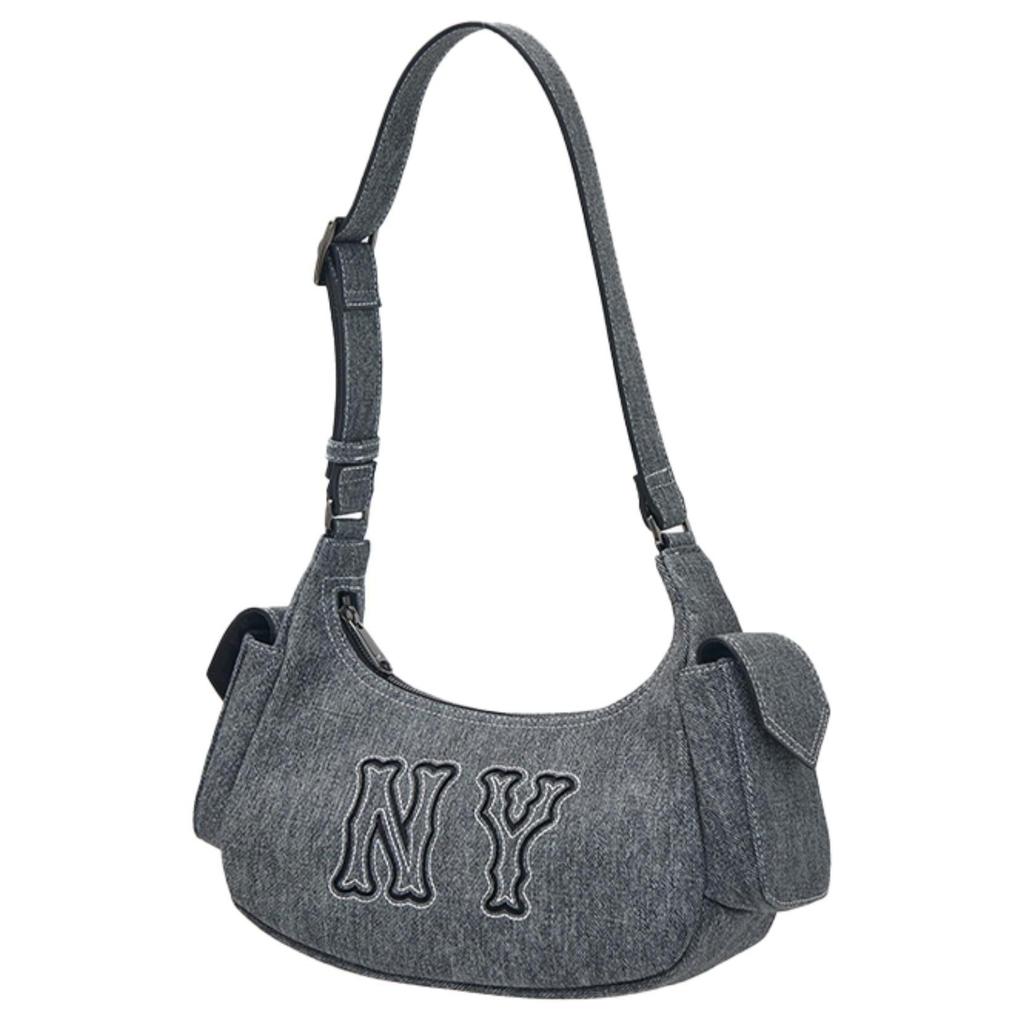 New MLB New York Yankees Artificial Leather Shoulder Bag, Hot Girl Bag Unisex 3ABQM034N-50BKS