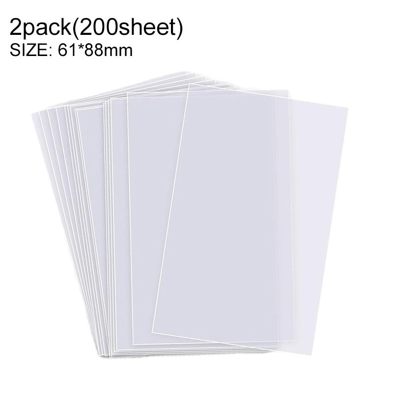 1~5pack Transparent Game Card Protective Cover 61x88mm 65x90mm Clear Protector Sleeve Holder Board Game ID Folder Kit TMZ