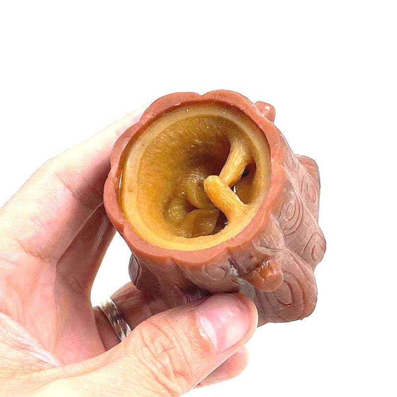 Quetsch Eichhörnchen Tasse Böse Dekompression Baumstümpfe Gummi Kinderspielzeug Geschenke