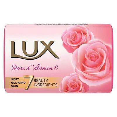 Lux Sabonete Soft Glow Rosa e Vitamina E Para Pele Radiante Sabonete de Beleza 150 g