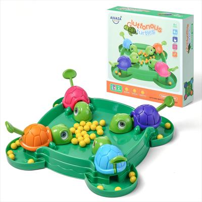 AIUAZA Hungry Turtles Board Hunger Box Board Turtle Bean Eating Board Party and Party Home Player Game Game, Game, Game, Toys, Toys, 2-4 (108 Beans)