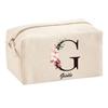 Multifunction Pouch Gisèle Letter Flower Birthday Christmas Gift Personalized Original Idea | School Pouch Office Supplies
