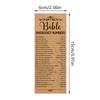 50 Pcs Bible Emergency Numbers Bookmark Christian Gift Religious Bible Verse Bookmark Christian Bookmarks For Church Welcome