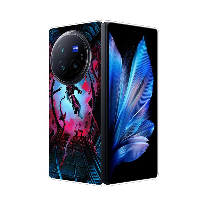 Per VIVO X Fold 3 Pro XFold 3 X Fold 2 Plus Custodia Cover Posteriore Rigida in PC Effetto Marmo Per Vivo X Fold3 Pro Fold2 Guscio Telefono Copertura Completa