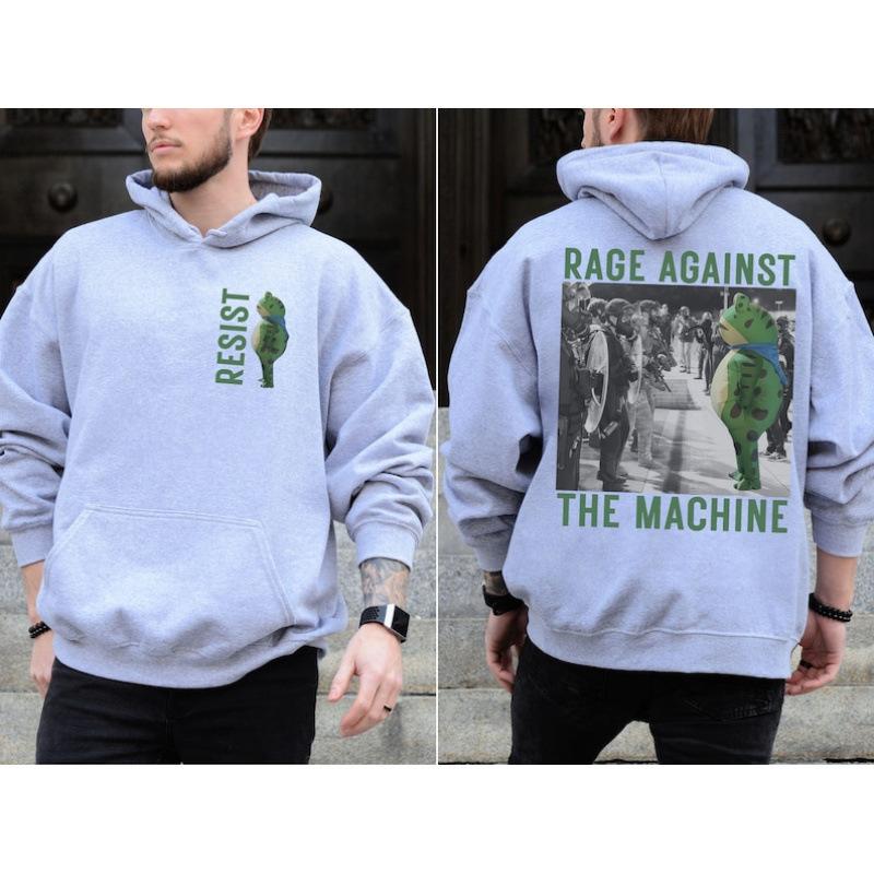 Rage Agat The Machine Portland Frog Hoodie