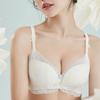 Xia Juju Steel-rimless Bra, Sexy and Comfortable Flower Embroidery Lace, Thin Top and Thick Bottom, Beauty Salon Underwear.
