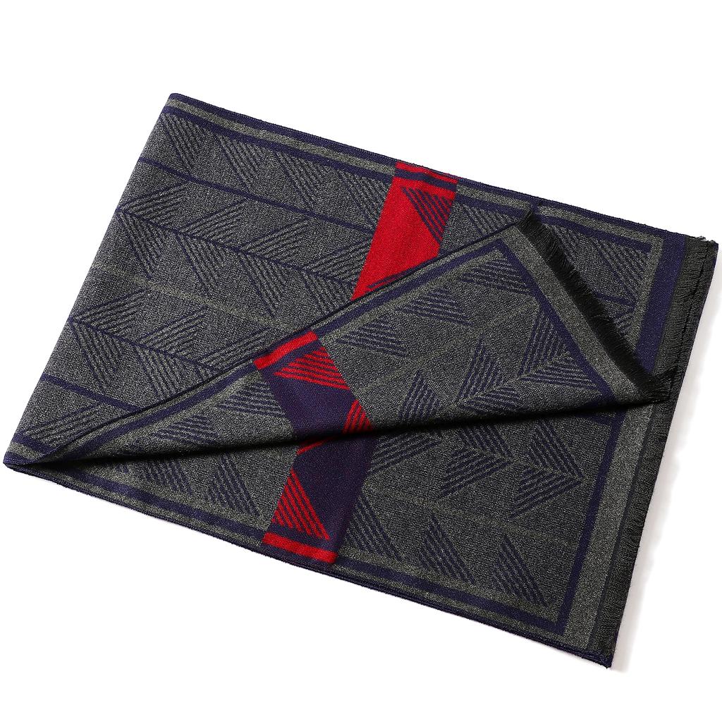 Men's Business Wraps Scarves Winter Classic Pashmina Shawls Fashion Plaid Warm Cashmere Scarf Autumn Thick 180X33CM Beach Towel