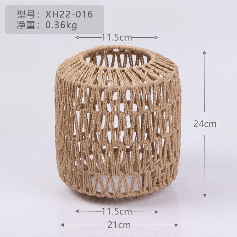 Papierseil-Kronleuchter Neuer chinesischer Imitation-Rattan-Lampenschirm B&B-Restaurant Hot-Pot-Shop Kreative DIY-Beleuchtung Web-Beleuchtung Dekoration