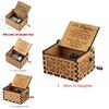 Exquisite Wooden Music Box For Mom/dad To Daughter Heartwarming You Are My Sunshine Keepsake