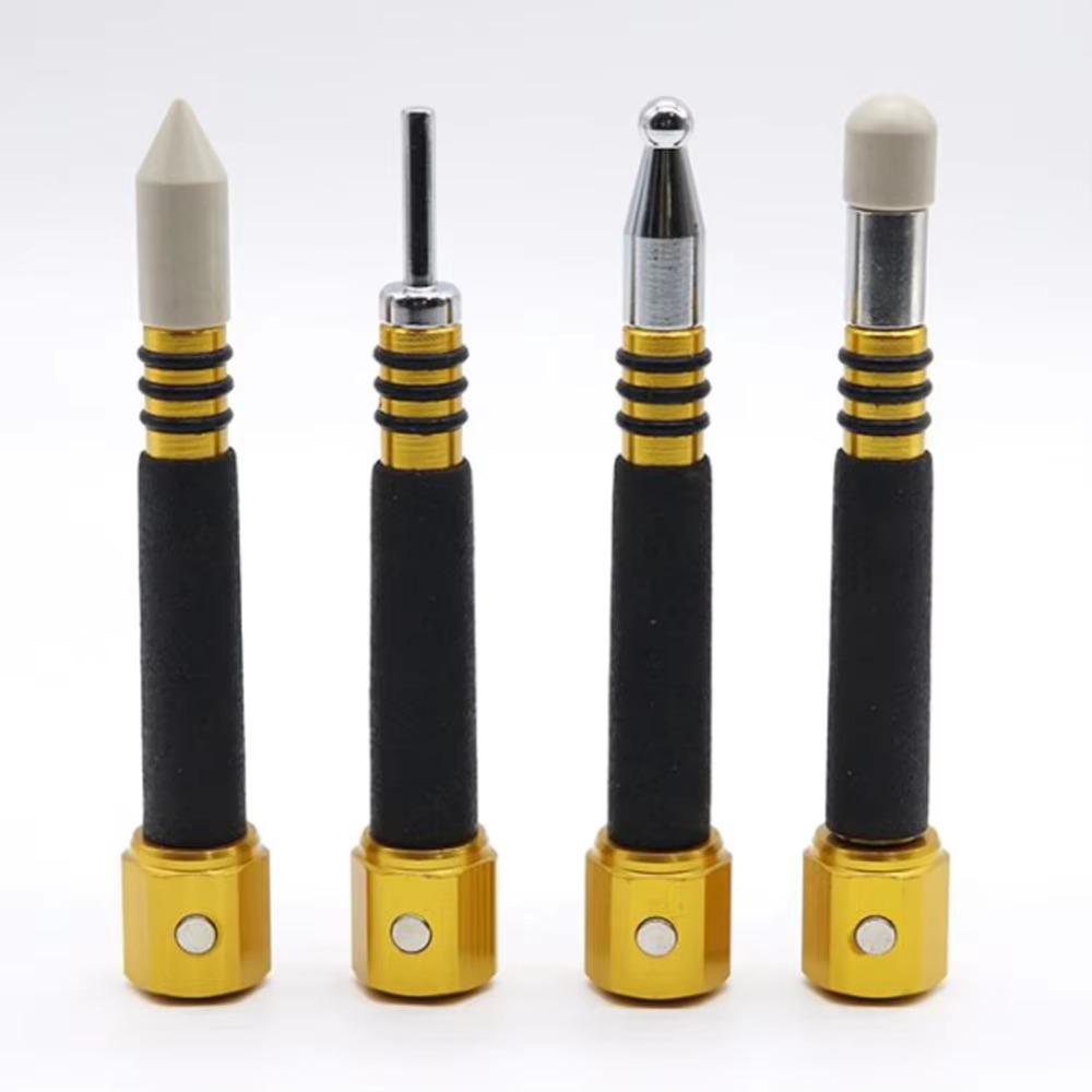 4Pcs Anti-Slip Tap Down Pen Aluminum Alloy Grip Dent Repair Tool Tip Scratch Free Tool