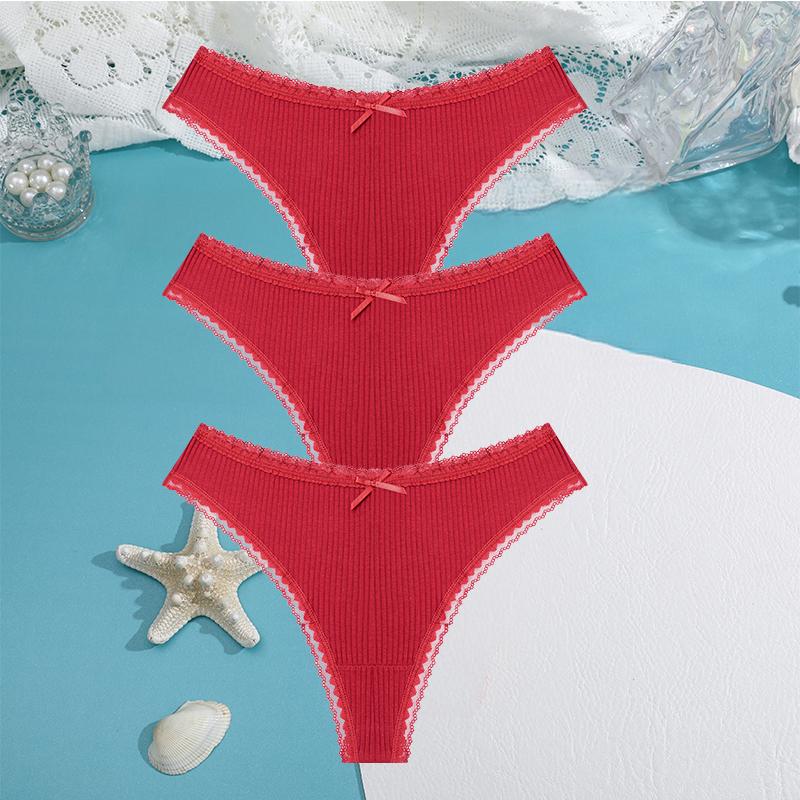 

FINETOO 3 шт./компл. женские хлопковые трусики 5 однотонных цветов с низкой посадкой, стринги с нитью, модное сексуальное белье, дышащие трусики XL&Set