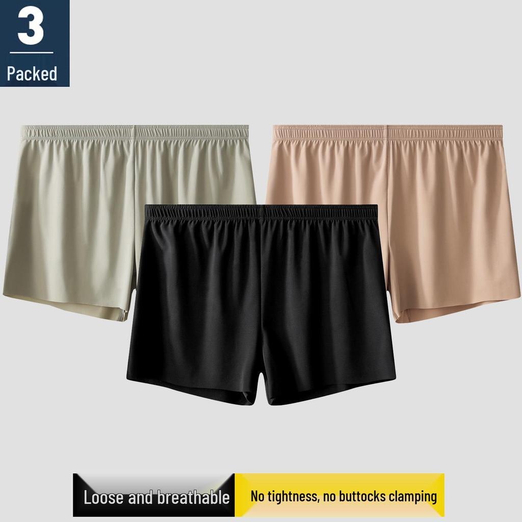 Neue Sommer Eis Seide Übergröße Herren Freizeit Satin Hose