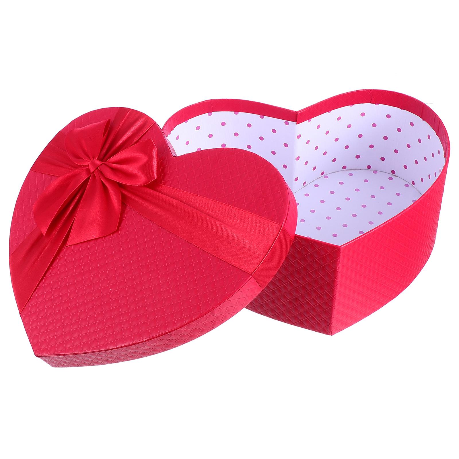 

1pc Wedding Gift Packing Box Heart Shape Storage Box Gift Storage Container Wedding Candy Box Gift Boxes червоний