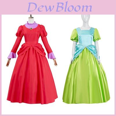 Costume de Cendrillon Pour Cosplay Performance Scénique En Tissu Polyester Pour Halloween Adultes Et Adolescents