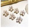 Vintage Perlenblumen-Haarklammern Set von 10 Kleinen Blumigen Haaraccessoires zum Stylen und zur Haardekoration